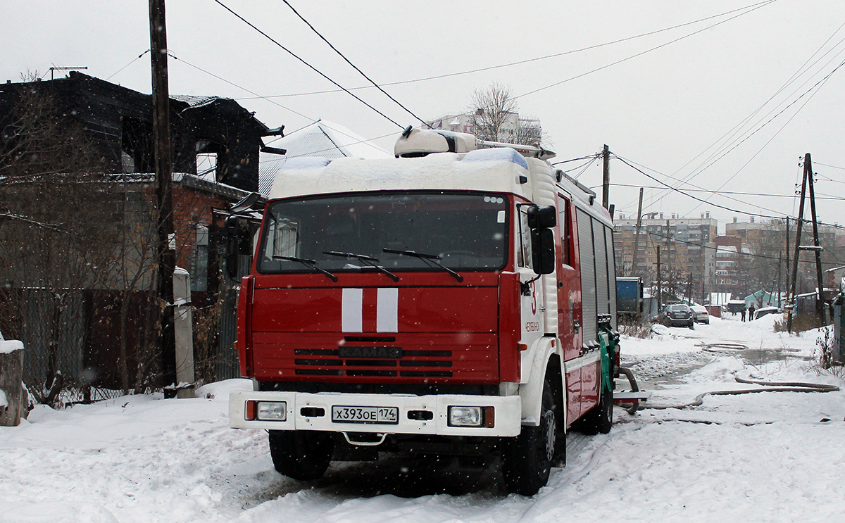 Челябинская область, № Х 393 ОЕ 174 — КамАЗ-43253-A3(96)
