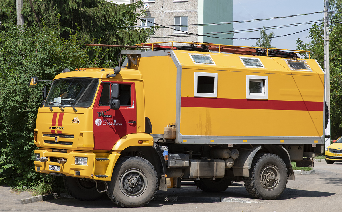 Москва, № О 210 РР 777 — КамАЗ-43501-D4(26)