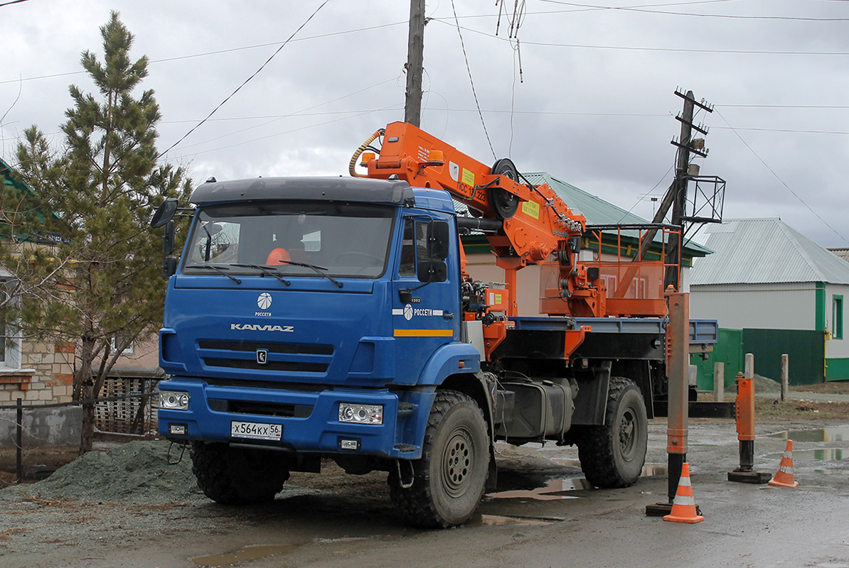 Оренбургская область, № Х 564 КХ 56 — КамАЗ-43502-45