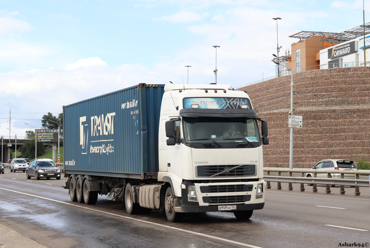 Красноярский край, № В 949 ХА 124 — Volvo ('2002) FH12.420