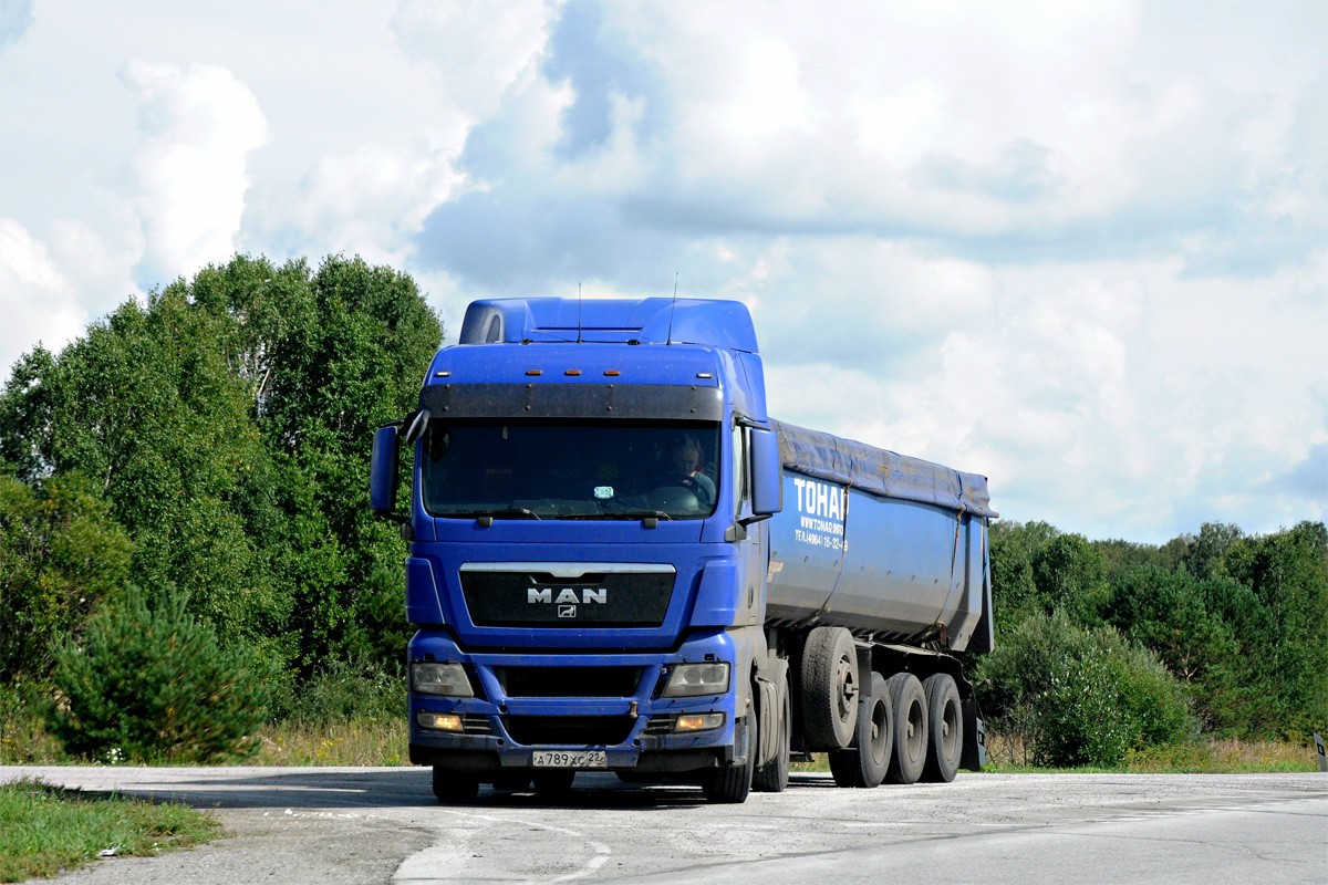 Алтайский край, № А 789 ХС 22 — MAN TGX ('2007) 18.440