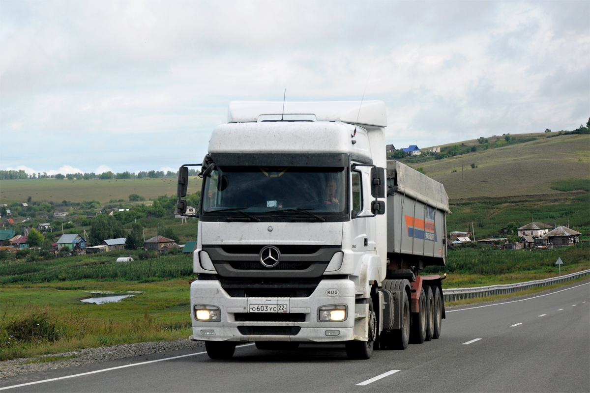 Алтайский край, № О 603 УС 22 — Mercedes-Benz Axor 1843