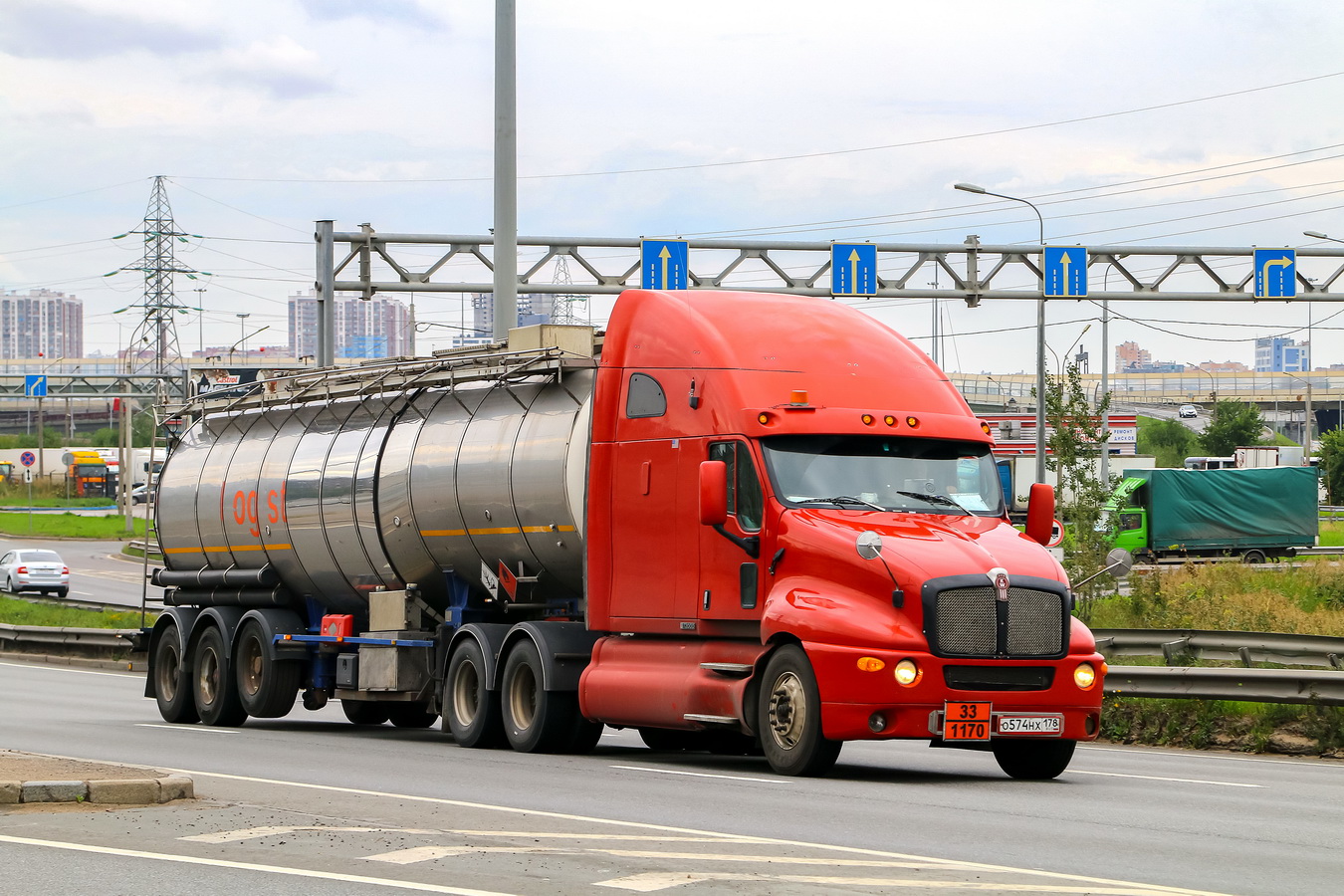 Санкт-Петербург, № О 574 НХ 178 — Kenworth T2000