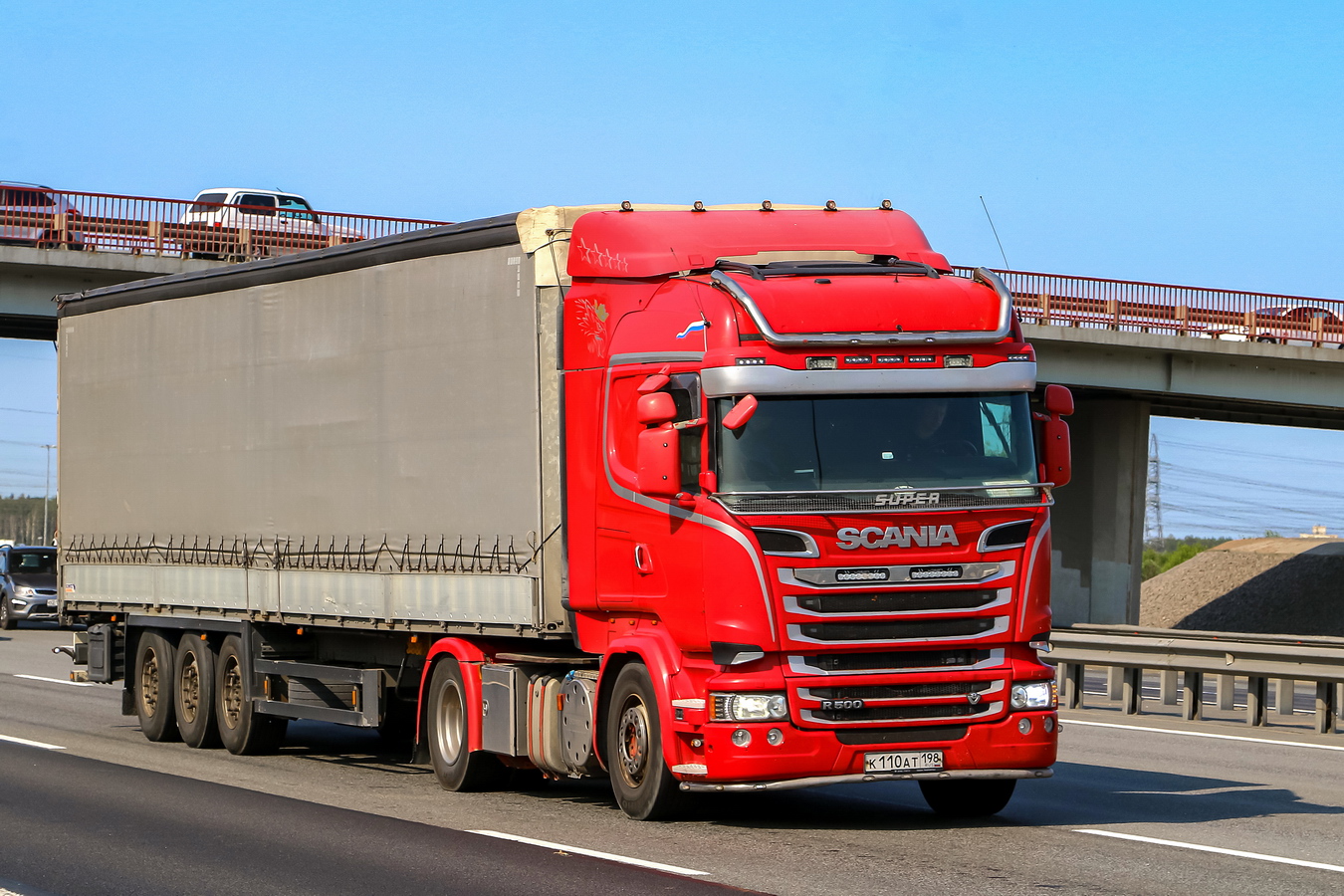 Санкт-Петербург, № К 110 АТ 198 — Scania ('2013) R500