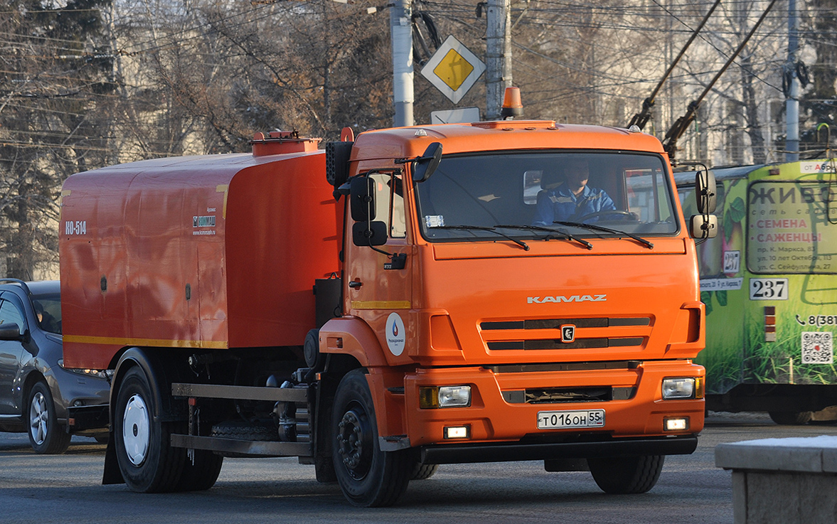 Омская область, № Т 016 ОН 55 — КамАЗ-43253 (общая модель)