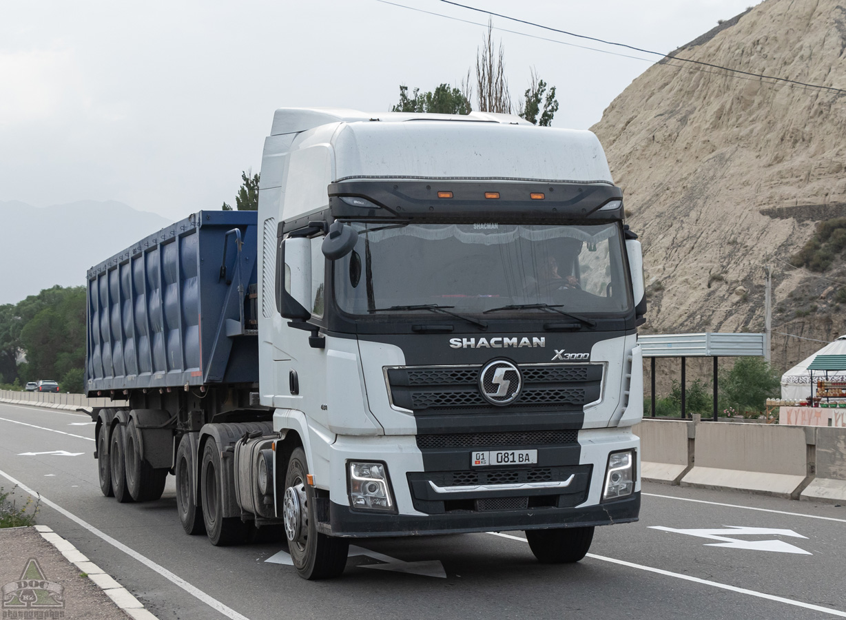 Киргизия, № 01 081 BA — Shaanxi Shacman X3000 (общая модель)