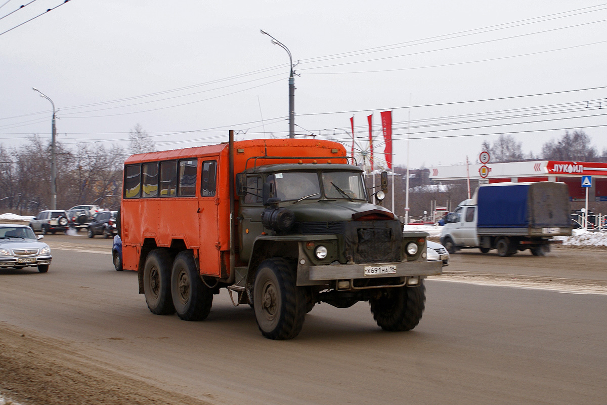 Удмуртия, № Х 691 НА 18 — Урал-43203