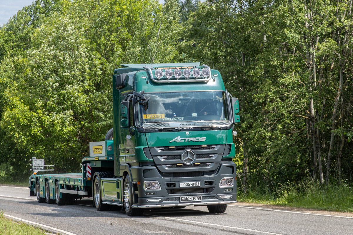 Тюменская область, № Т 005 МР 72 — Mercedes-Benz Actros ('2009) 1844; Московская область — Фестиваль TruckDay 2025