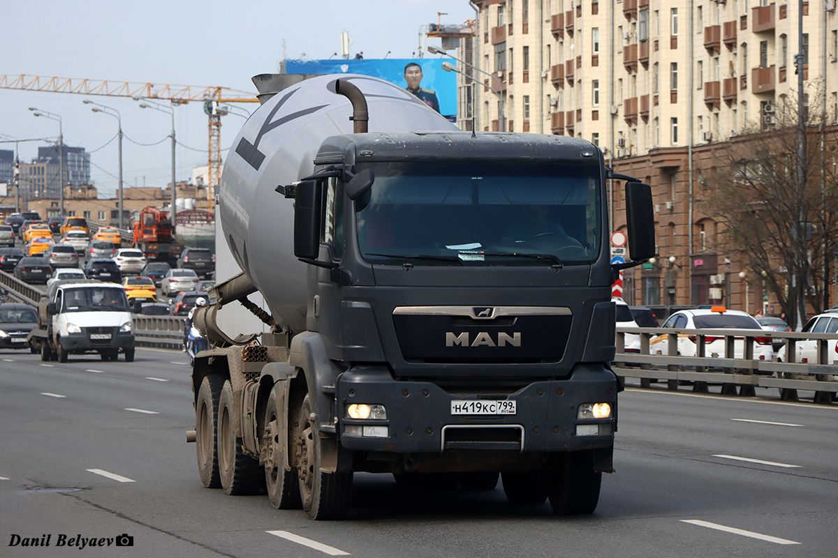 Москва, № Н 419 КС 799 — MAN TGS (общая модель)