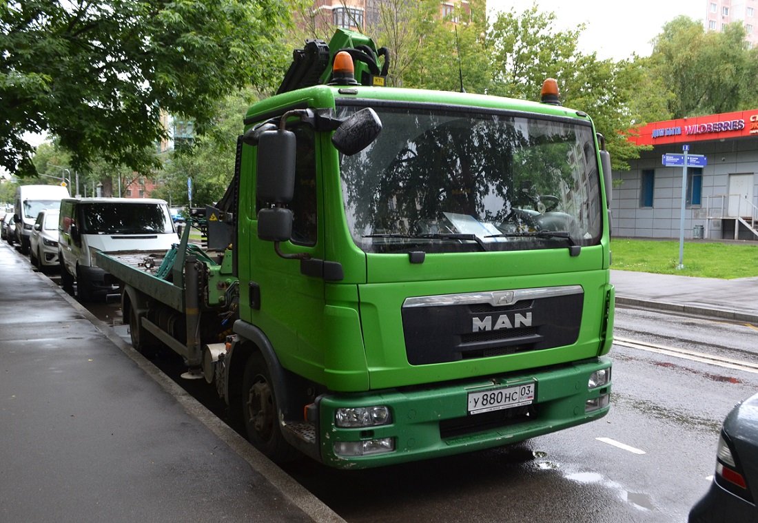 Москва, № У 880 НС 03 — MAN TGL 12.180