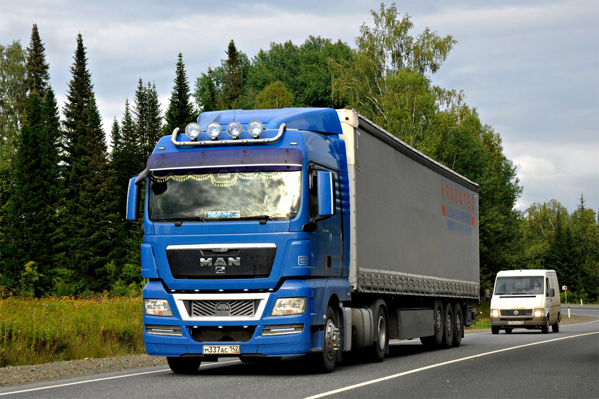 Кемеровская область, № М 337 АС 142 — MAN TGX ('2007) 18.440