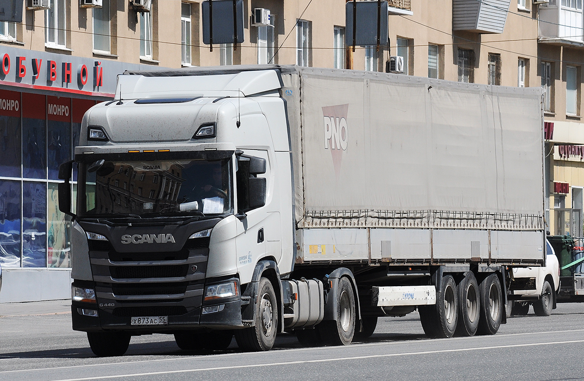 Омская область, № Х 873 АС 55 — Scania ('2016) G440