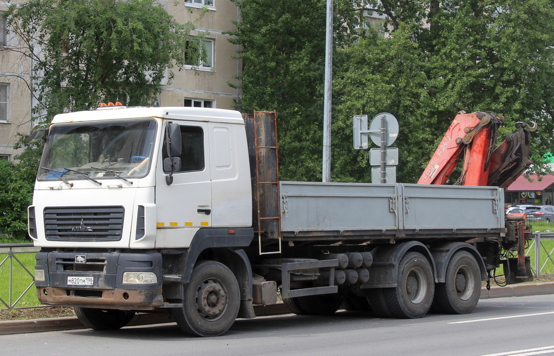 Санкт-Петербург, № М 820 ТМ 198 — МАЗ-6312B9
