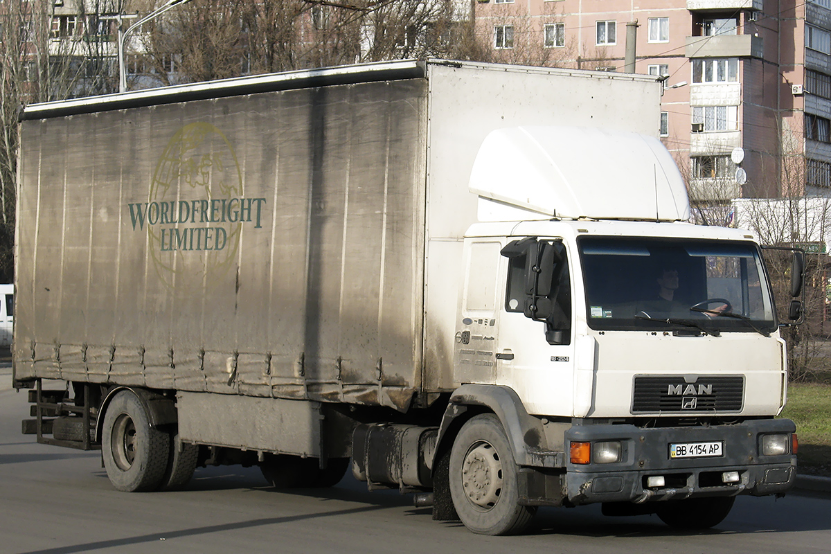 Луганская область, № ВВ 4154 АР — MAN L2000 (общая модель)