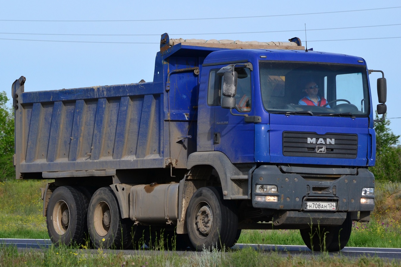 Волгоградская область, № Н 708 АН 134 — MAN TGA 33.350
