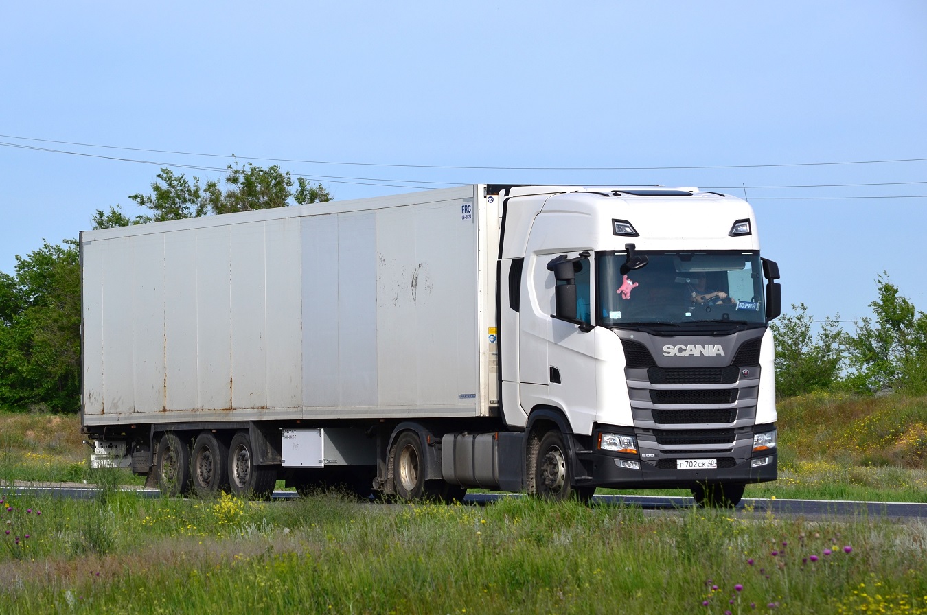 Калужская область, № Р 702 СК 40 — Scania ('2016) S500