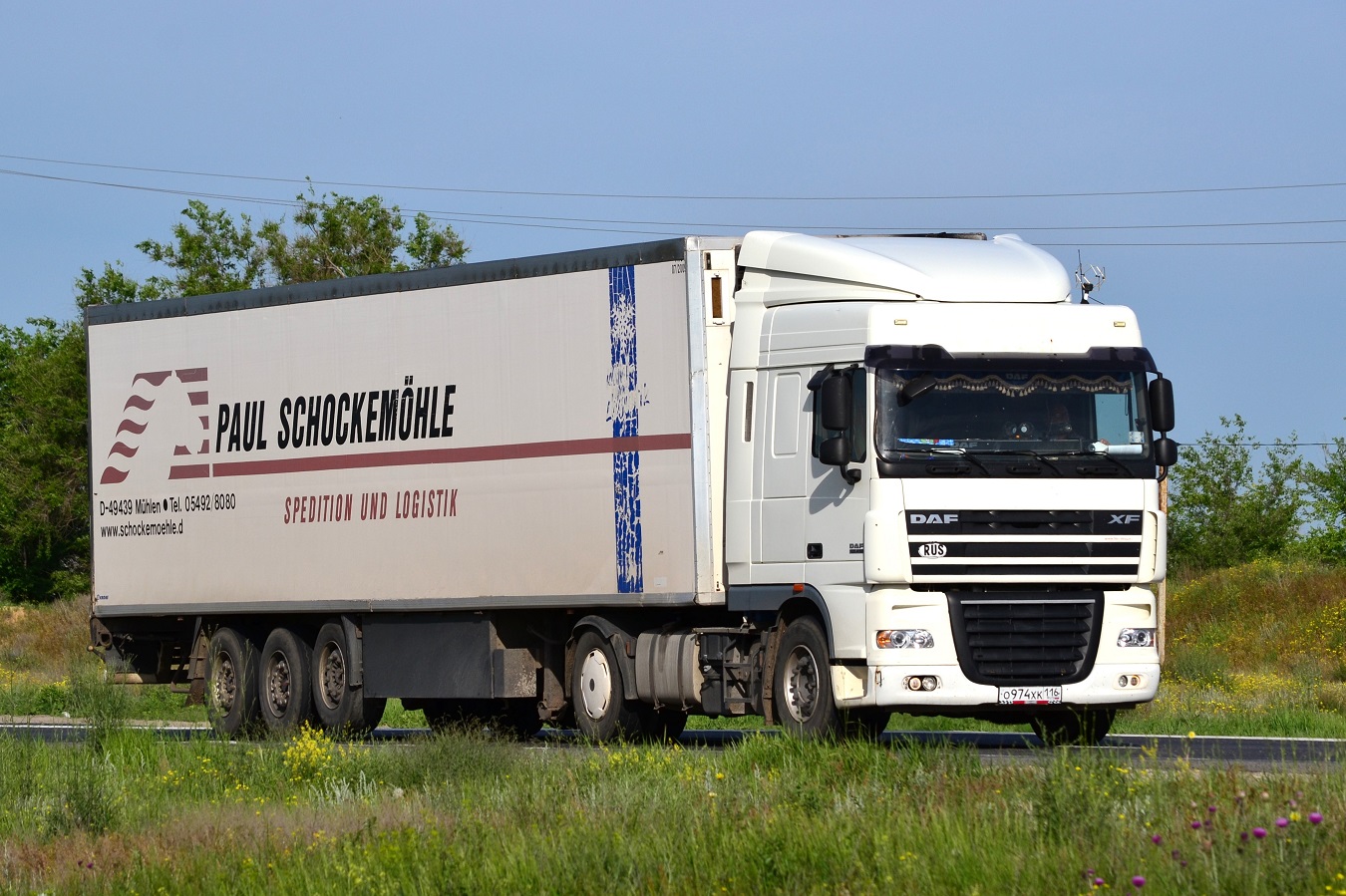 Татарстан, № О 974 ХК 116 — DAF XF105 FT