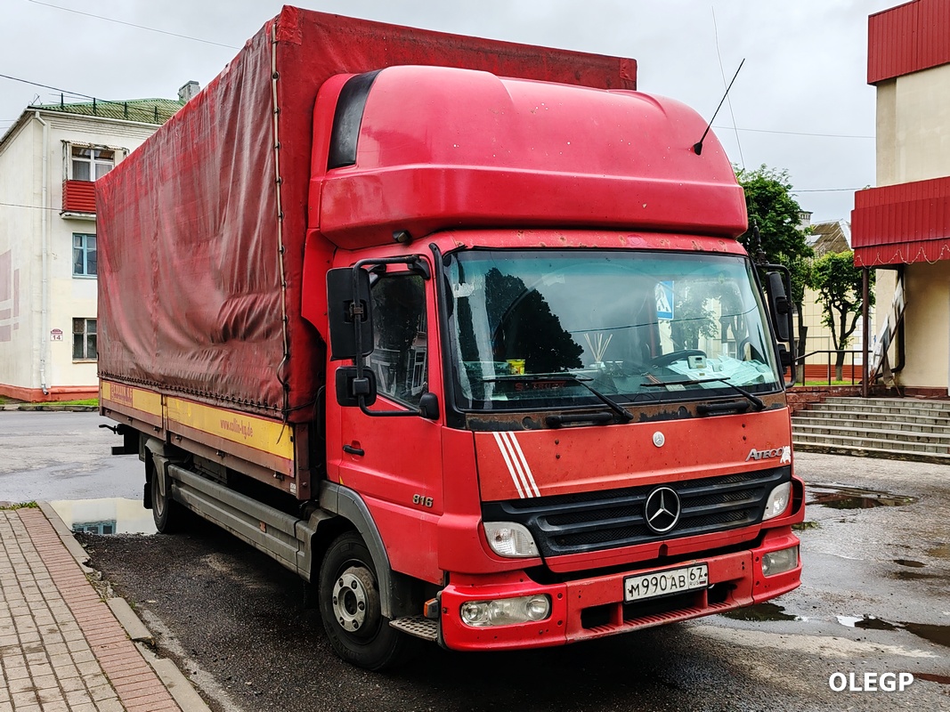 Смоленская область, № М 990 АВ 67 — Mercedes-Benz Atego 816