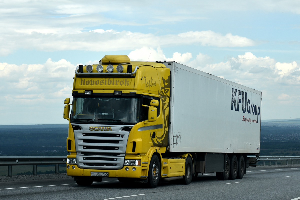 Новосибирская область, № Х 350 АС 154 — Scania ('1996) R124L
