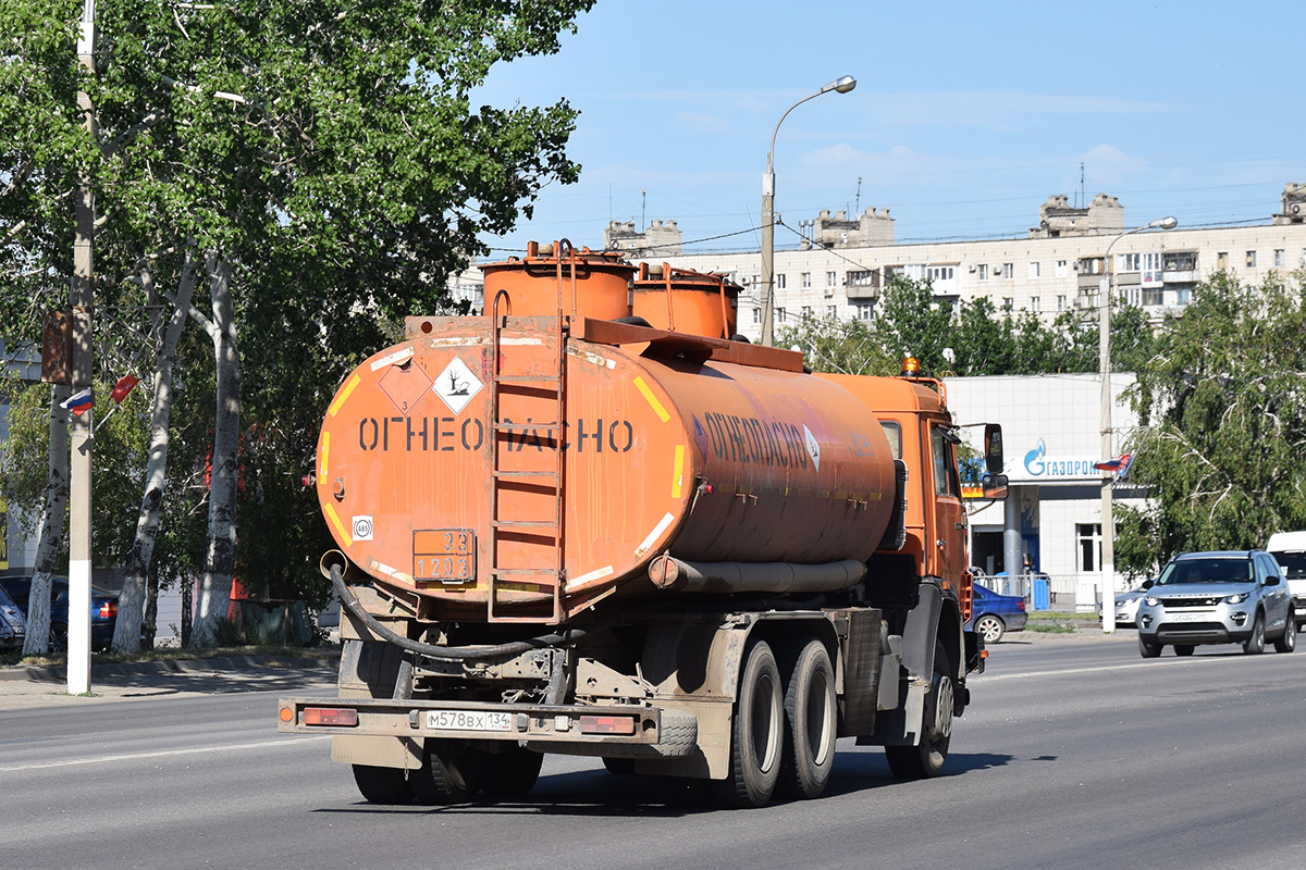 Волгоградская область, № М 578 ВХ 134 — КамАЗ-65115-62