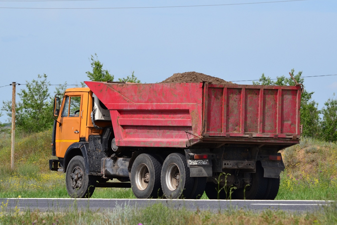 Волгоградская область, № М 294 СО 134 — КамАЗ-55111 [551110]