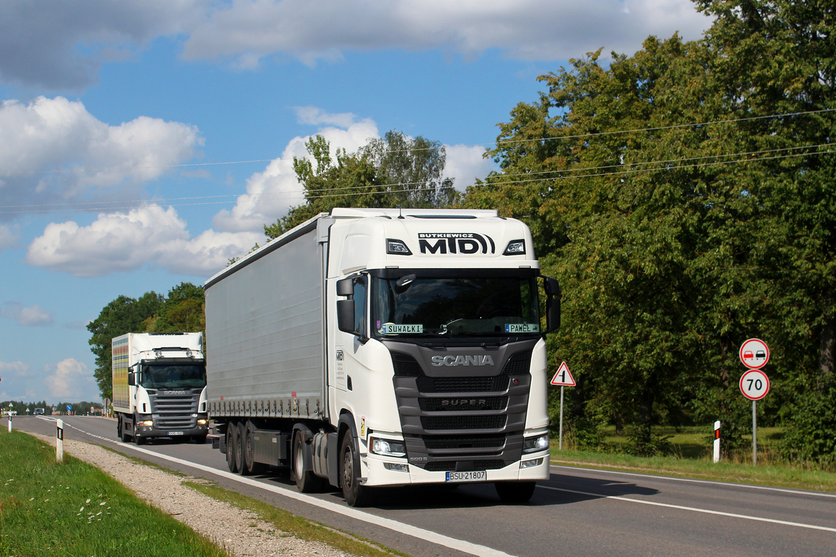 Польша, № BSU 21807 — Scania ('2016) S500