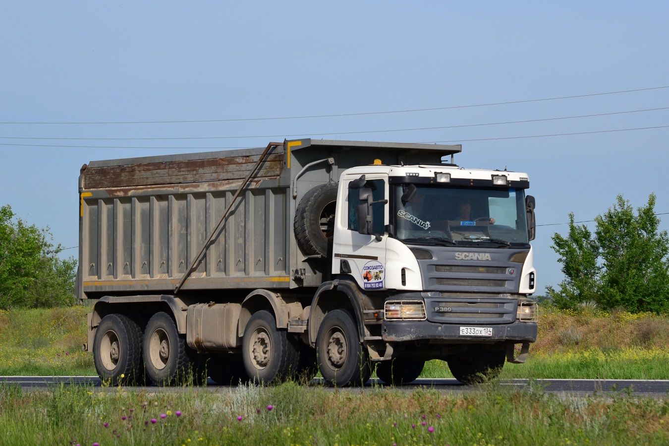 Волгоградская область, № Е 333 ОХ 134 — Scania ('2004) P380