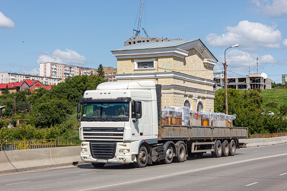 Свердловская область, № К 695 МА 196 — DAF XF105 FTG