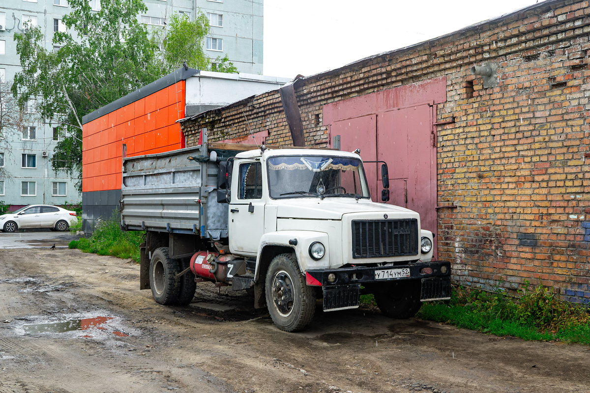 Пензенская область, № У 714 УМ 52 — ГАЗ-3307