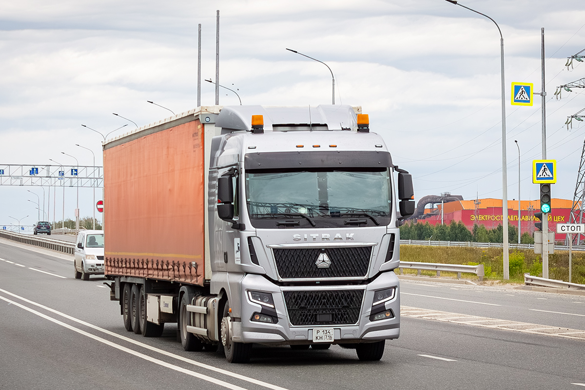 Татарстан, № Р 134 КН 716 — Sitrak C7H ZZ4186 MAX
