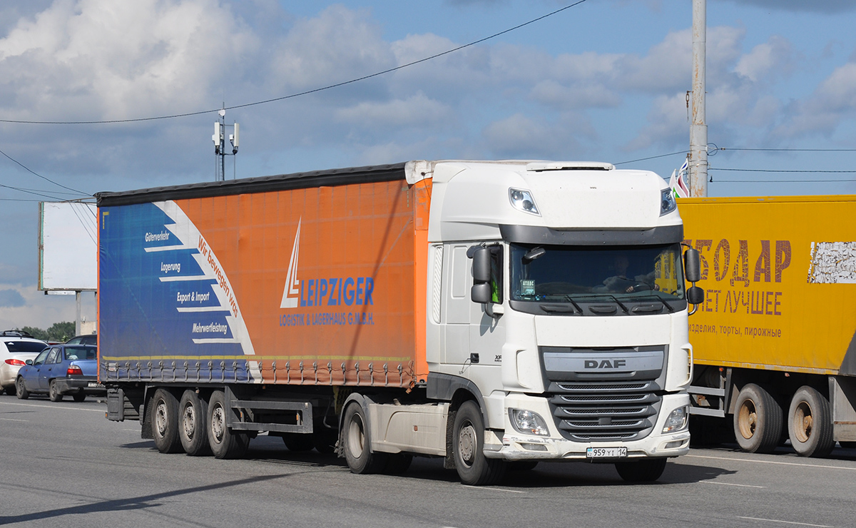 Павлодарская область, № 959 YI 14 — DAF XF Euro6 FT