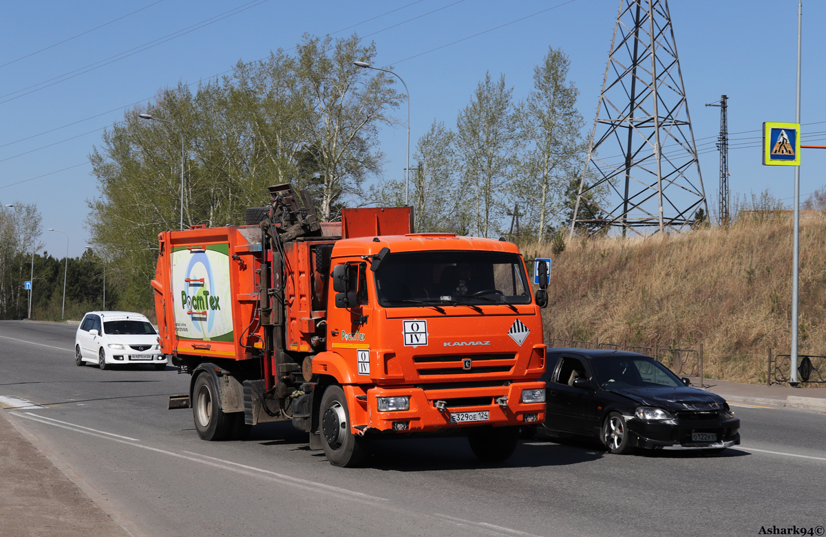 Красноярский край, № Е 329 ОЕ 124 — КамАЗ-43253-G5(69)