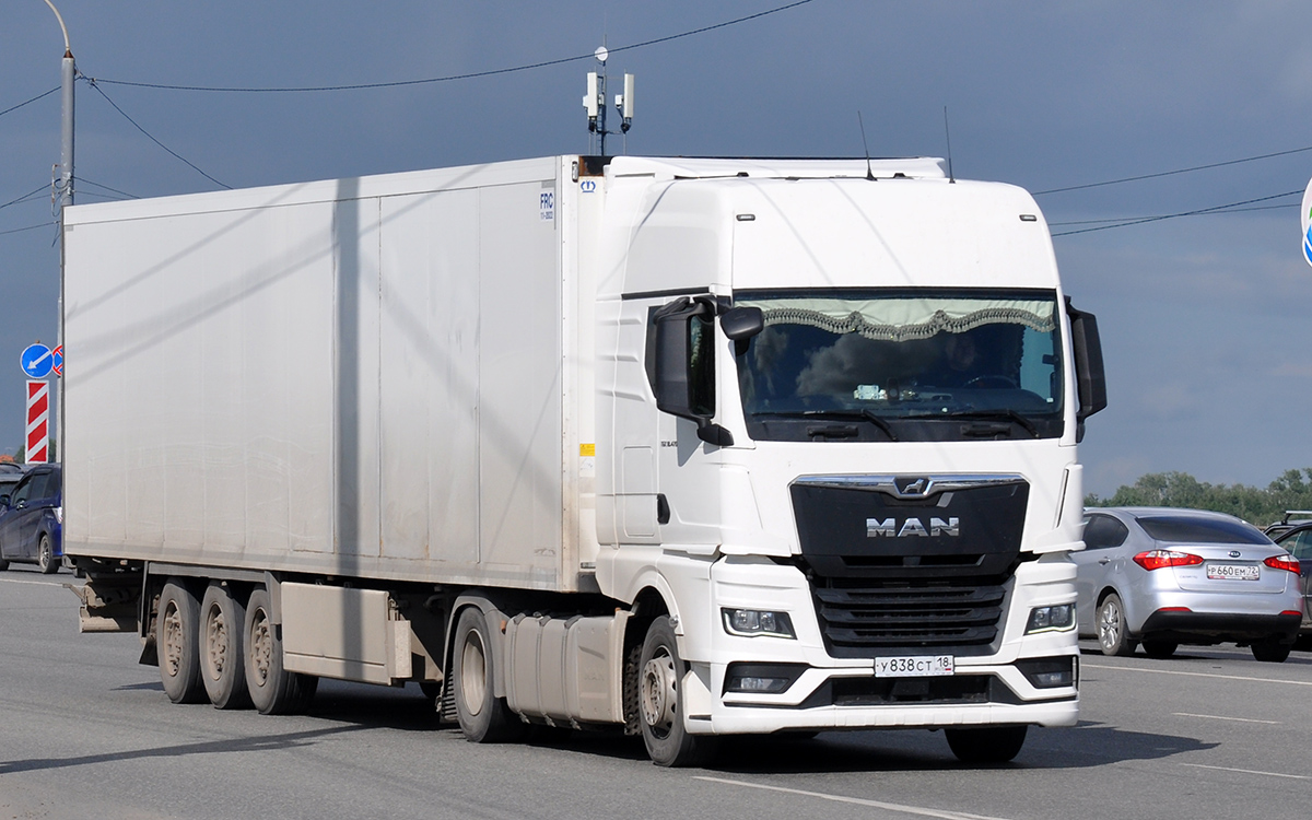 Удмуртия, № У 838 СТ 18 — MAN TGX ('2020) 18.470