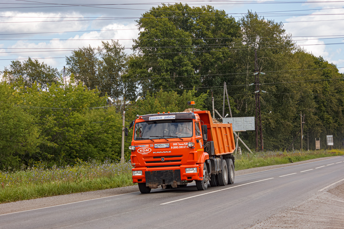 Свердловская область, № М 090 ЕС 196 — КамАЗ-65115-50