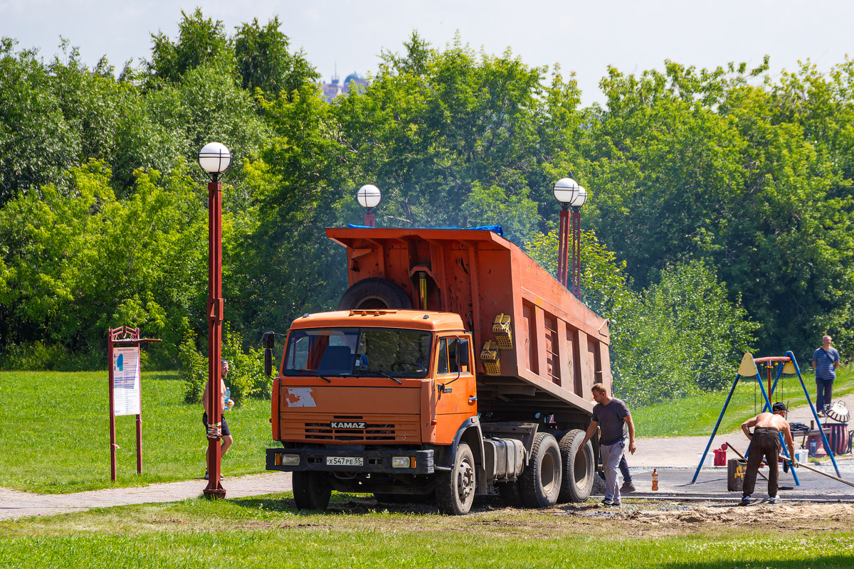 Омская область, № Х 547 РЕ 55 — КамАЗ-65115 (общая модель)