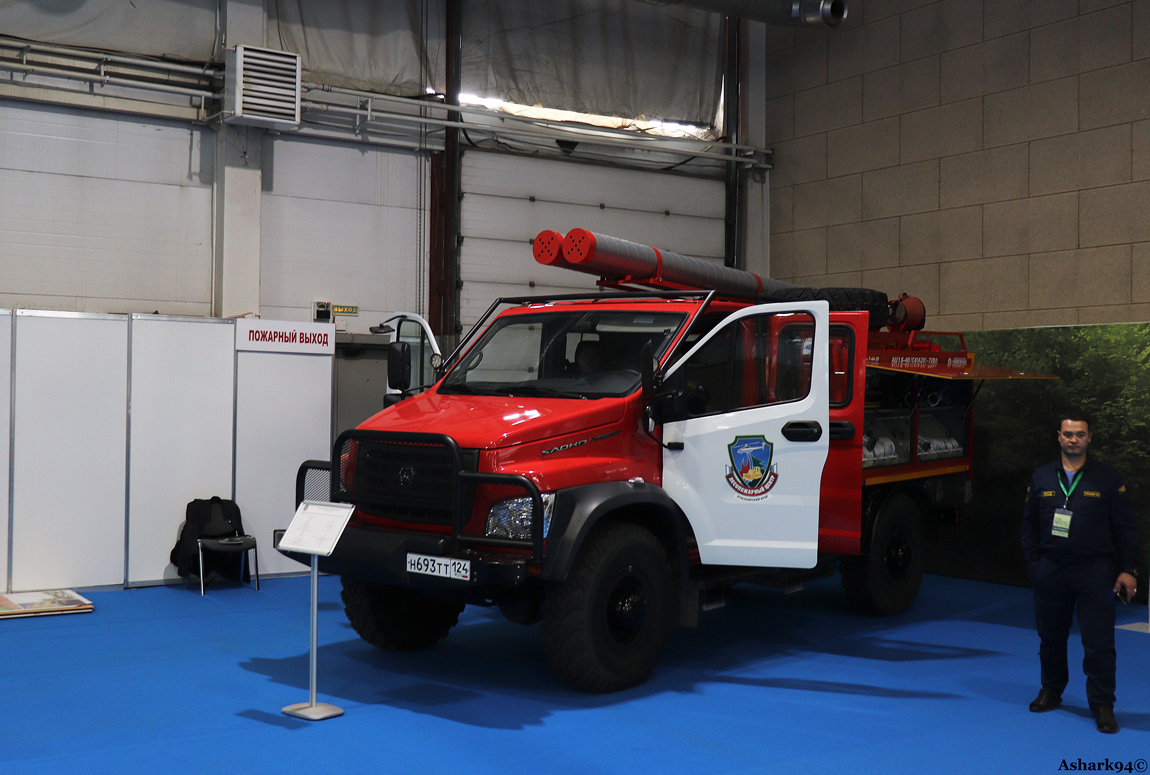 Красноярский край, № Н 693 ТТ 124 — ГАЗ-C41A23 "Садко NEXT"; Красноярский край — Выставка "Эксподрев-2024"