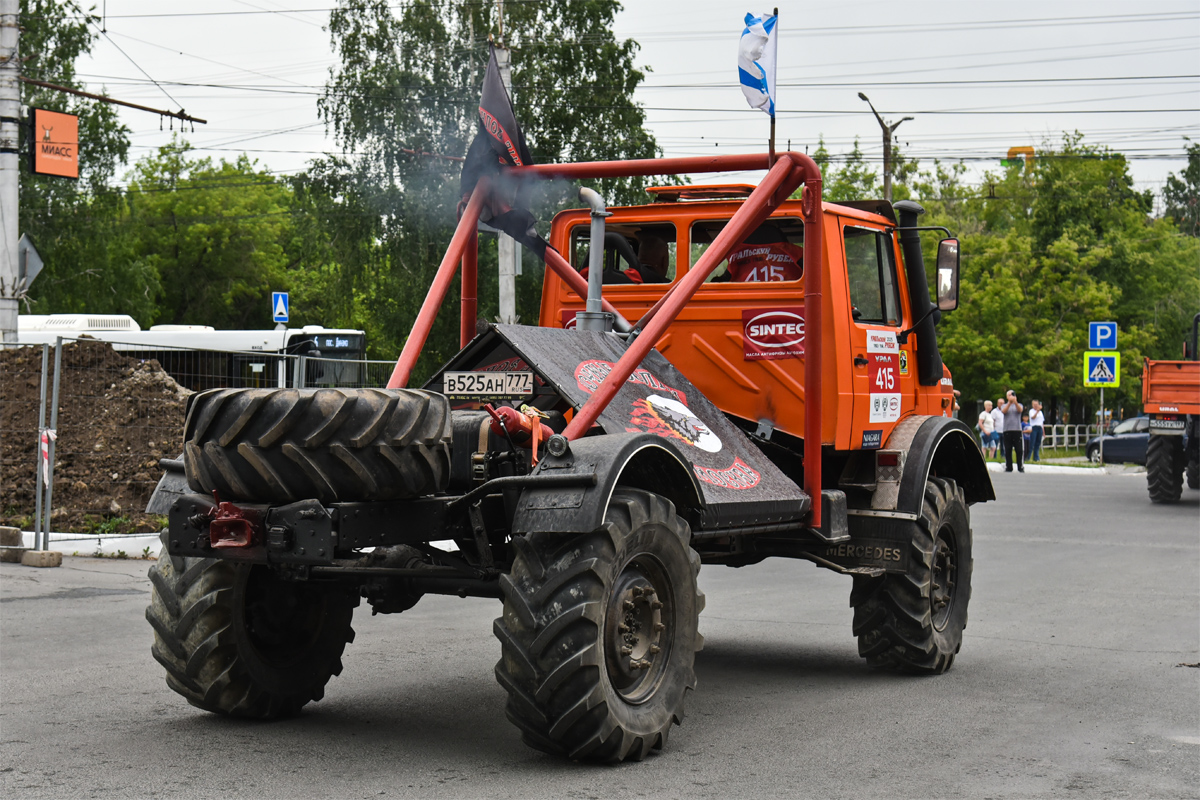 Москва, № В 525 АН 777 — Mercedes-Benz Unimog U1450; Челябинская область — Грузовой триал и баха "Уральский рубеж 2025"