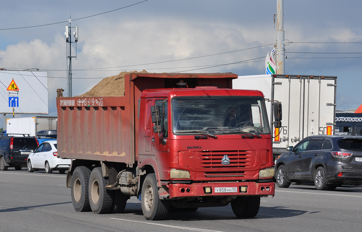Омская область, № У 858 НН 55 — Howo HW ZZ3327