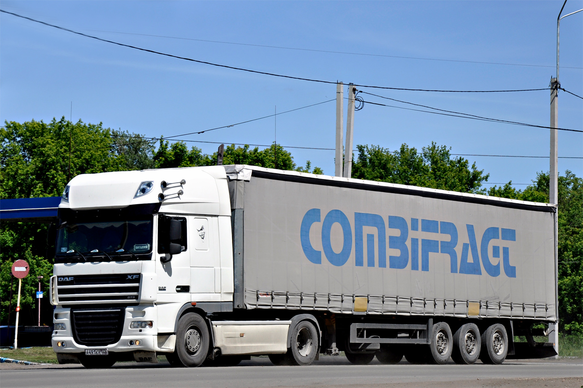 Алтайский край, № А 491 КУ 122 — DAF XF105 FT