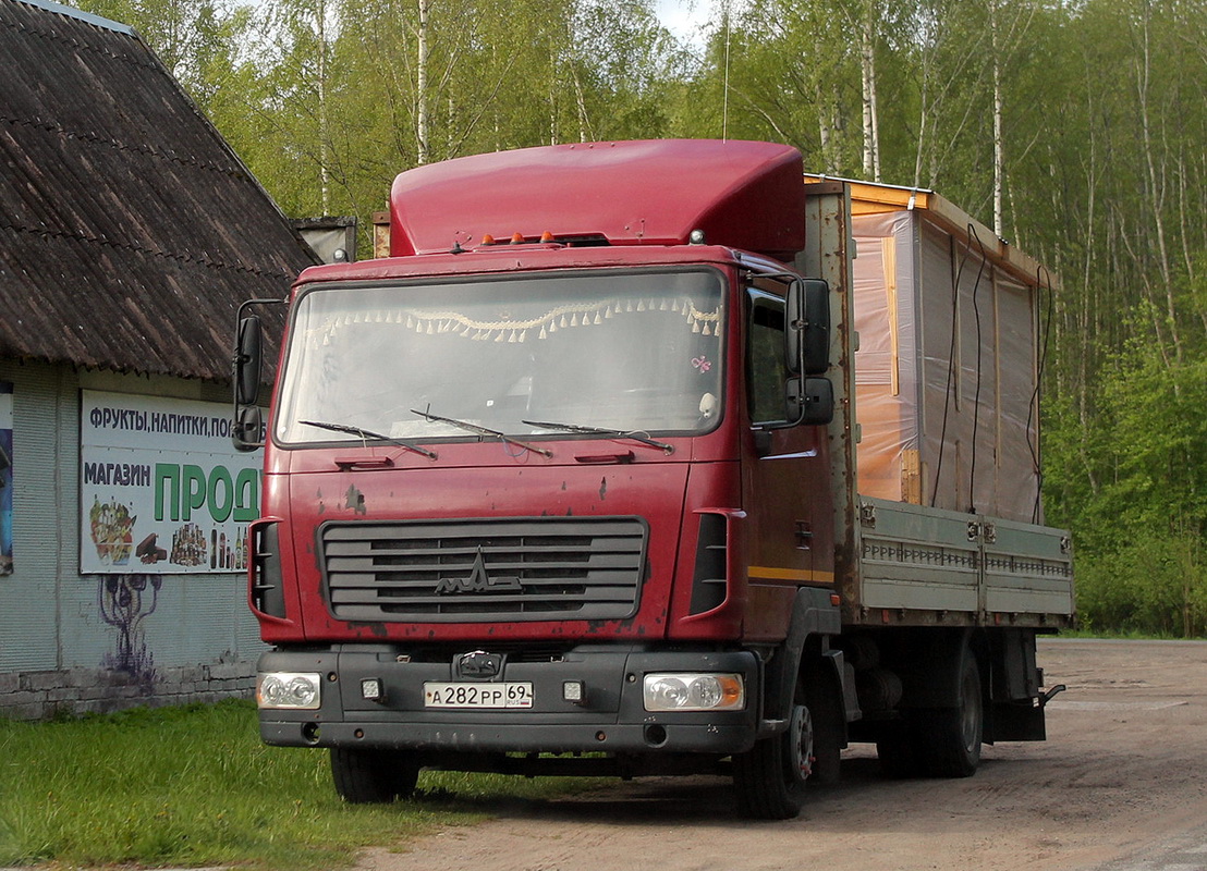 Тверская область, № А 282 РР 69 — МАЗ-437143