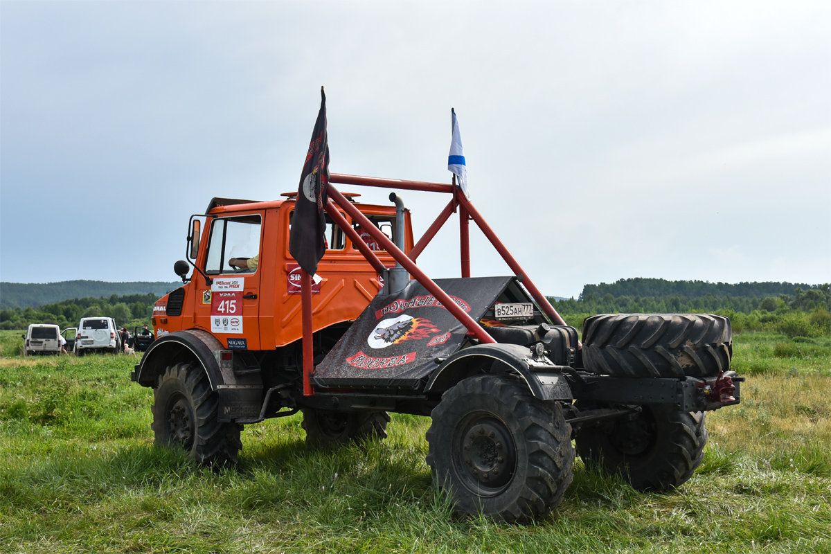Москва, № В 525 АН 777 — Mercedes-Benz Unimog U1450; Челябинская область — Грузовой триал и баха "Уральский рубеж 2025"