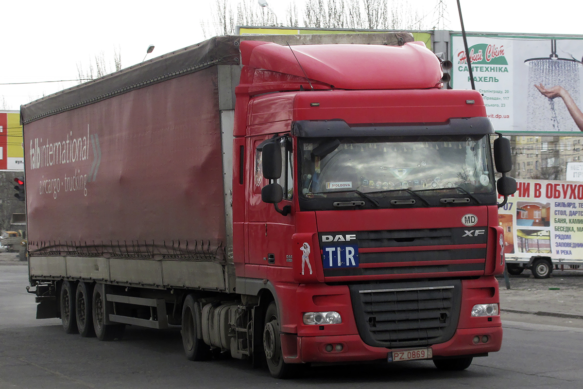 Молдавия, № PZ 0869 — DAF XF105 FT
