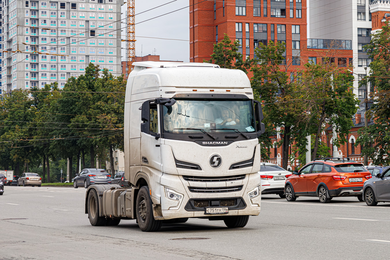 Свердловская область, № С 751 ТУ 196 — Shaanxi Shacman X6000 SX4188