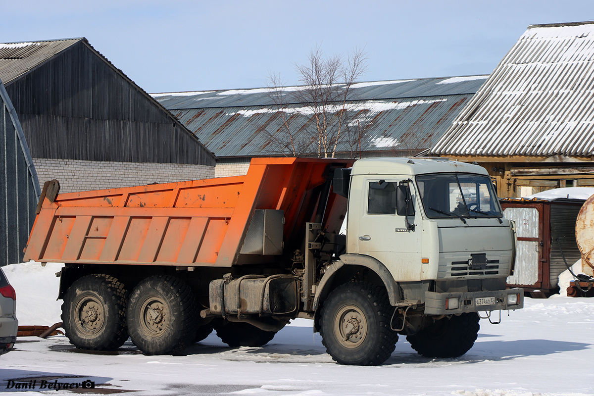 Ненецкий автономный округ, № А 374 АО 83 — КамАЗ-43118-10 [43118K]