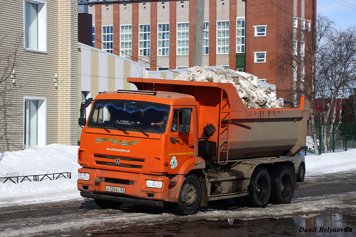 Ненецкий автономный округ, № А 128 ВС 83 — КамАЗ-65115-L4(19)