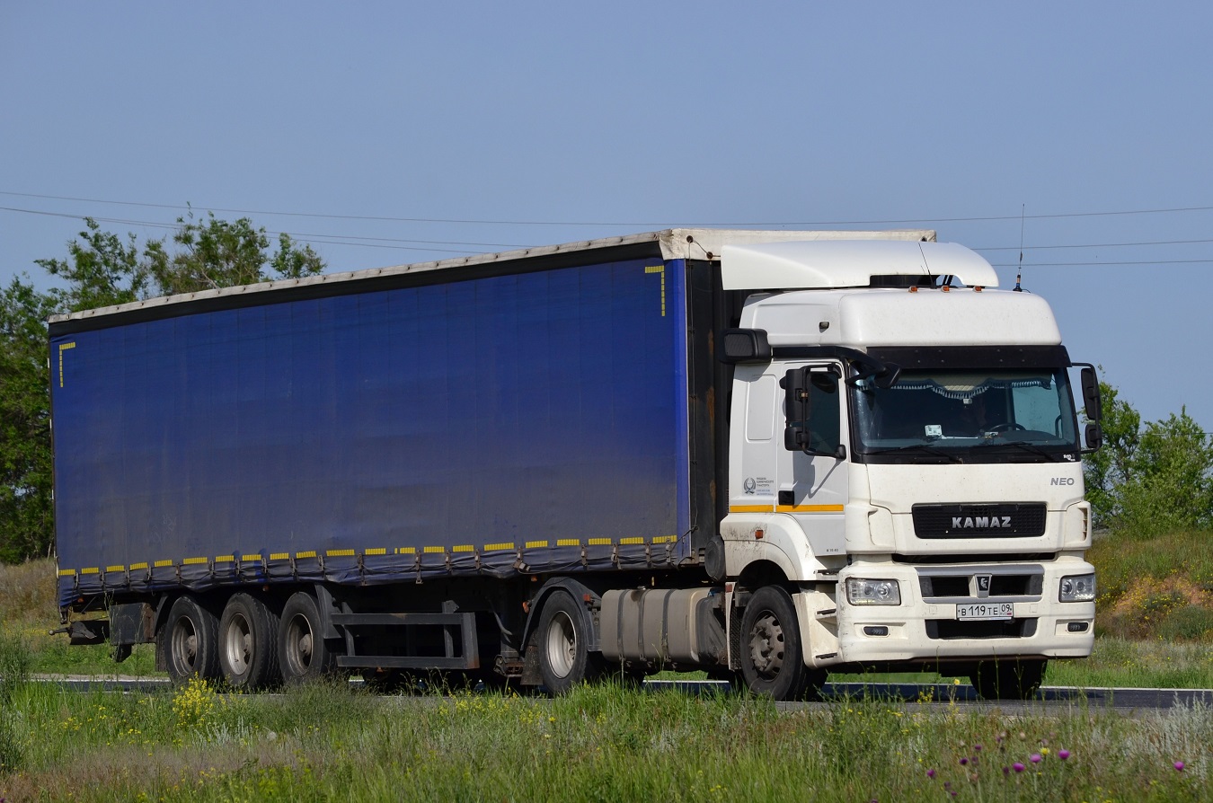 Кабардино-Балкария, № В 119 ТЕ 09 — КамАЗ-5490-S5(87)