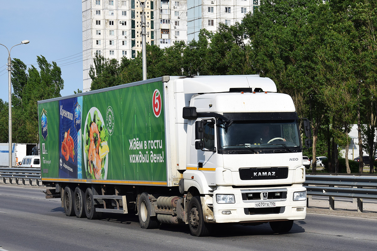 Волгоградская область, № О 070 ТЕ 750 — КамАЗ-5490-S5(87)