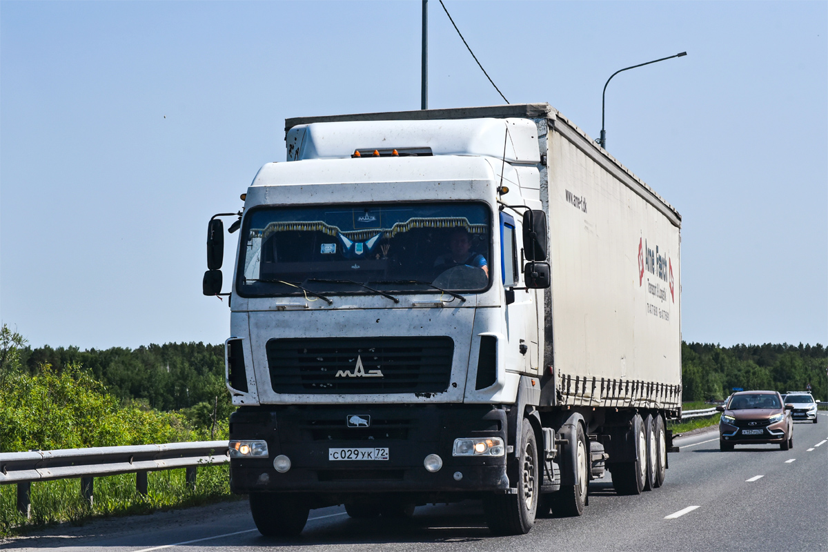 Тюменская область, № С 029 УК 72 — МАЗ-5440A9