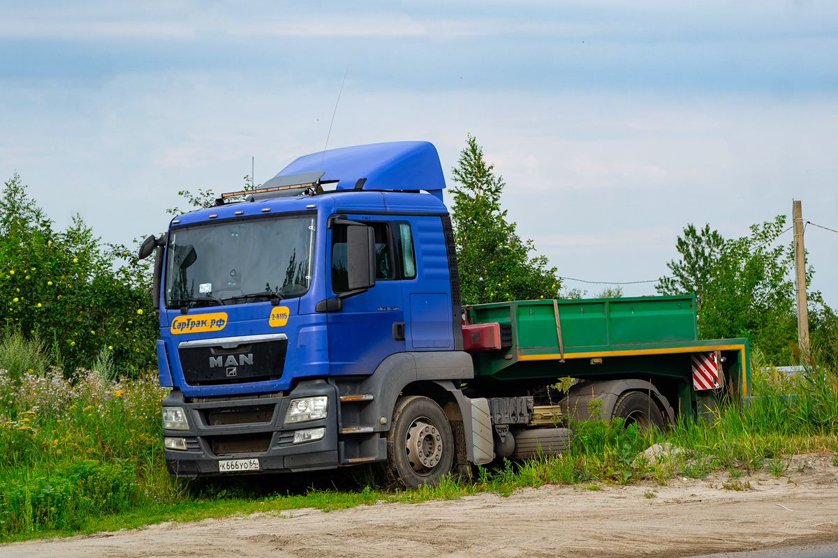 Саратовская область, № К 666 УО 64 — MAN TGS 19.360