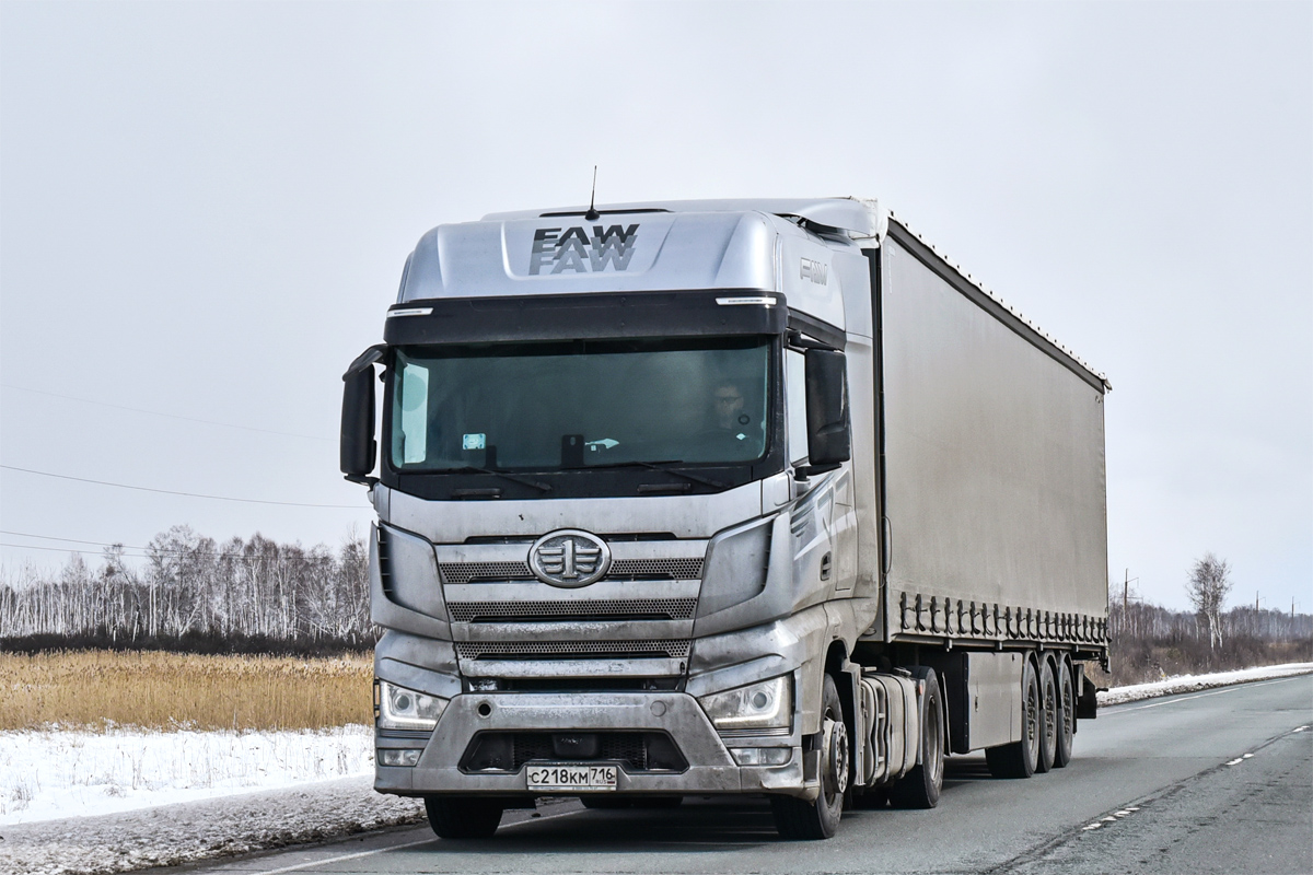 Татарстан, № С 218 КМ 716 — FAW J7 Eagle CA4180